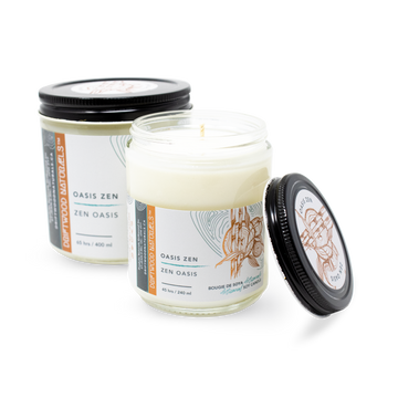 Oasis Zen - Bougie de Soya Artisanale
