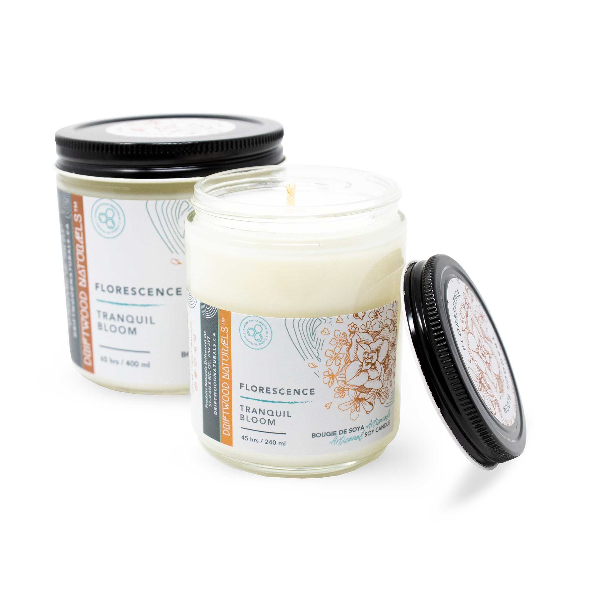 Tranquil Bloom — Artisanal Soy Candle