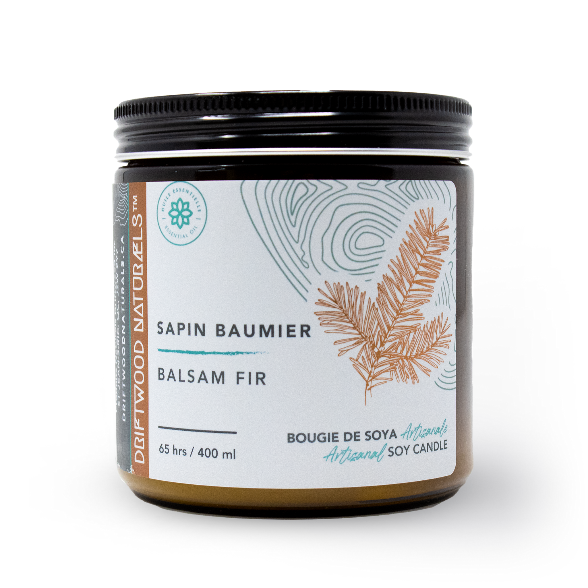 Balsam Fir (Amber, Limited Edition) — Artisanal Soy Candle