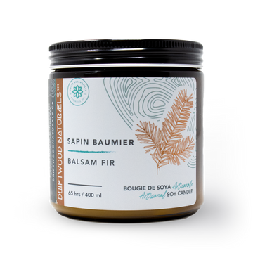 Sapin Baumier (Ambrée, Édition Limitée) - Bougie de Soya Artisanale