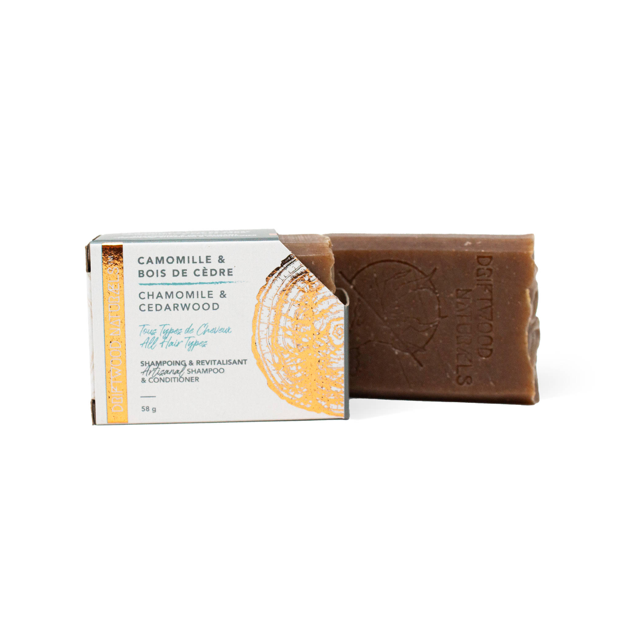 Chamomile & Cedarwood — Artisanal Shampoo & Conditioner